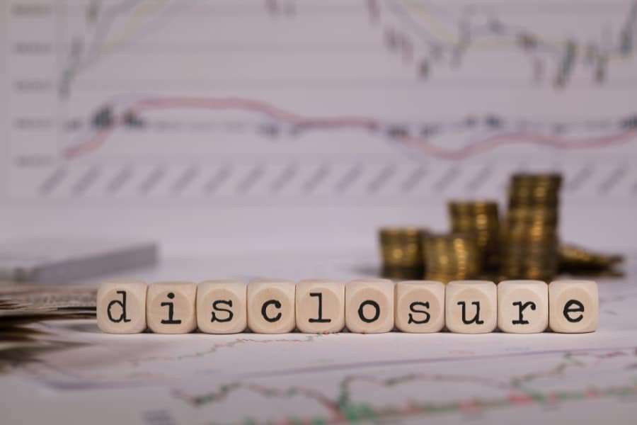 financial disclosure